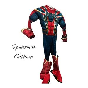 Spiderman Costume with Mask, excellent Condition, size Small